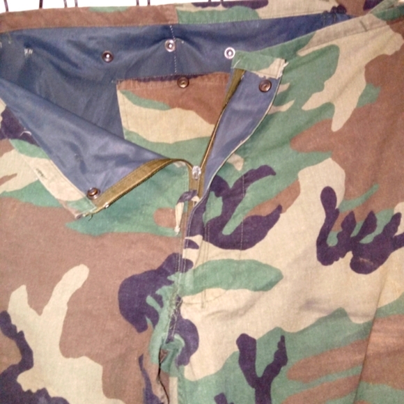 Camo Waders Cargo Pant Chemical Protective Zipper Utility Plus Size Big Tall XXL - Picture 4 of 11